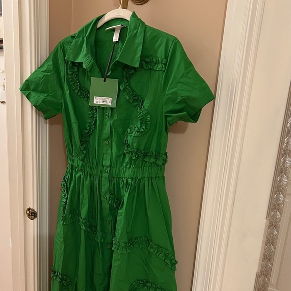 Kate Spade New York for Target Women's Ribbon Short Sleeve Midi Shirtdre… - Picture 6 of 9